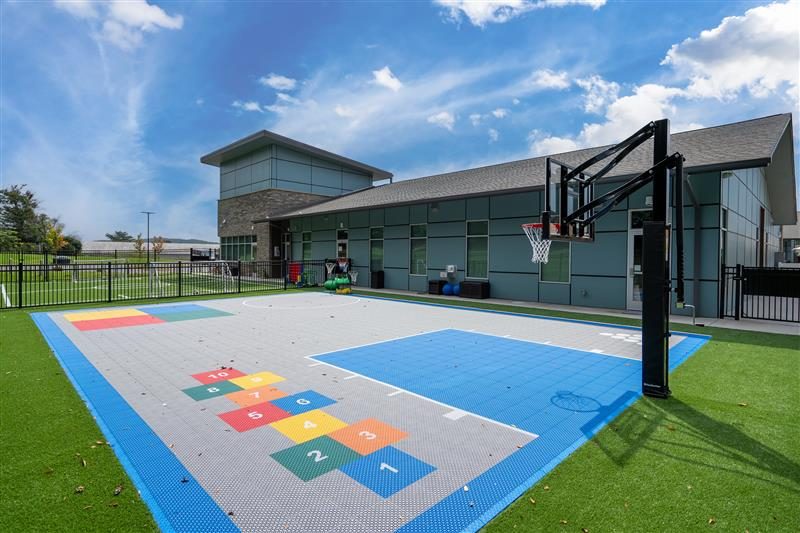 Exterior image of the Greenville school playground